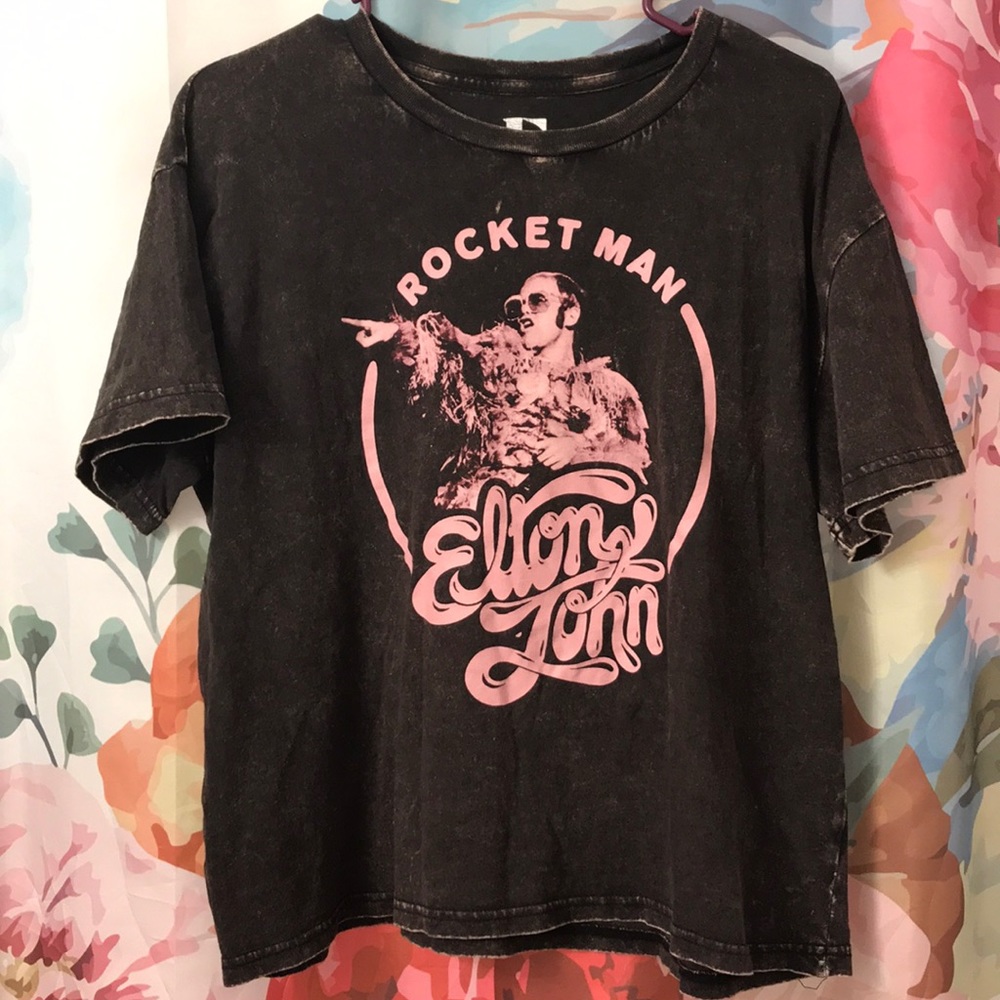 Elton John crop top